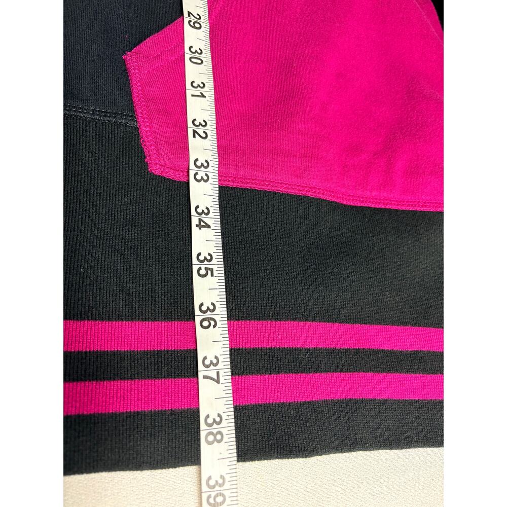 True Religion Half Zip Hoodie Women's Dress Black Magenta Size XL - Picture 10 of 12